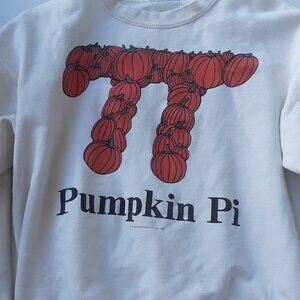 Lee heavyweight cotton Pumpkin Pi sweatshirt, size L